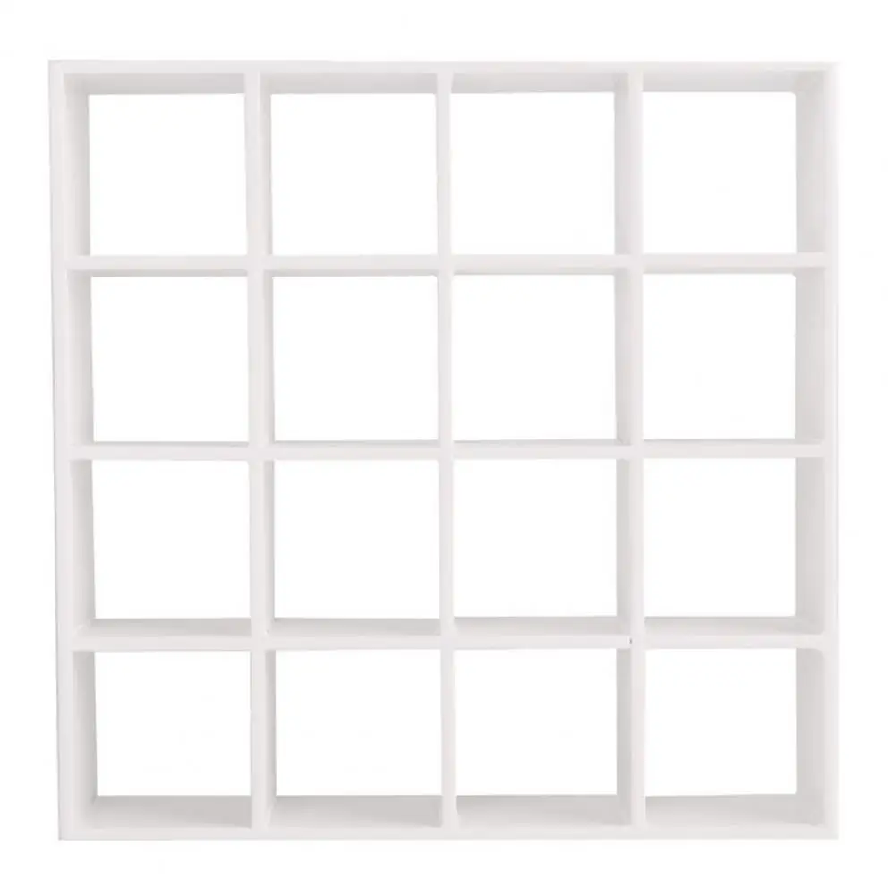 Mini Cabinet Wide Application Adorable Wood 16 Grids Miniature Cabinet for 1/12 Doll House