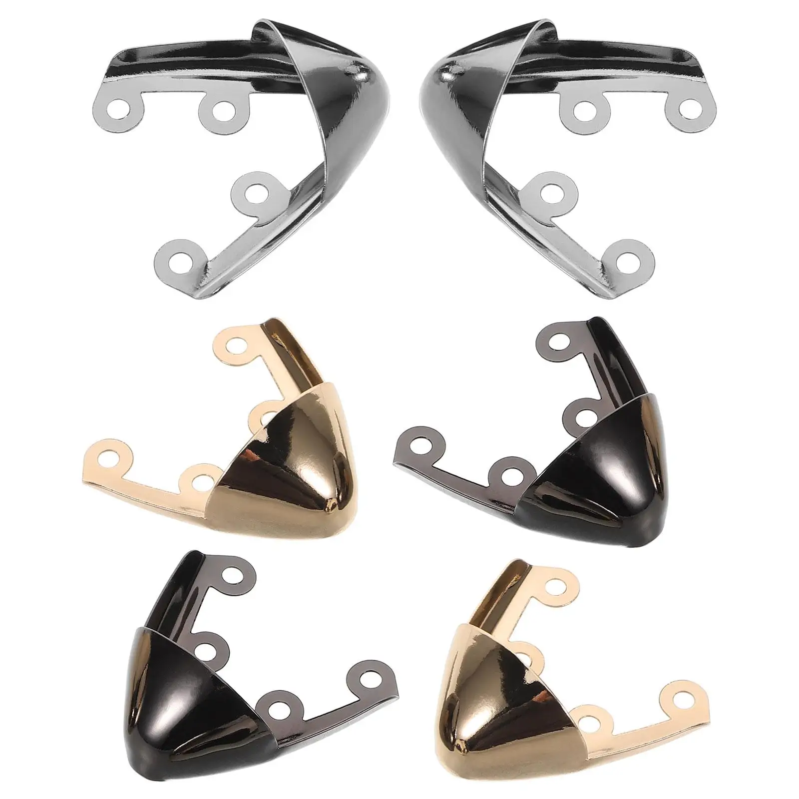 

3 Pairs High Heels Protectors Metal Tips Covers Durable Anti Slip Sole Guards Pointed Replacement Lightweight