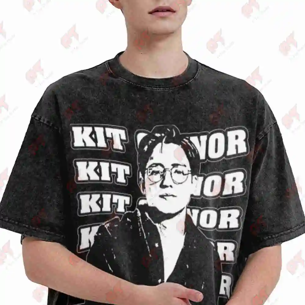 Kit Connor Vintage Washed Tee Pure Cotton T-Shirt