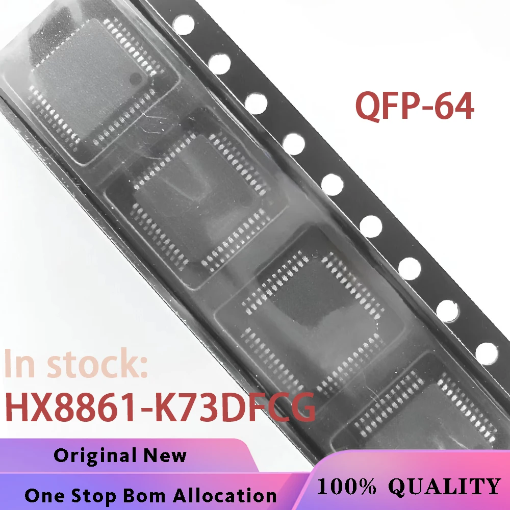 (2PCS) HX8861-K 73DFCG HX8861-K73DFCG QFP-64 Chipset