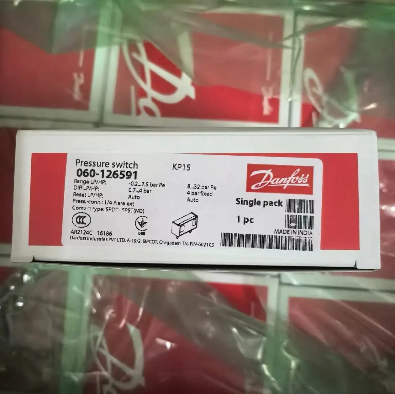 

Model 060-126591 New Danfoss Pressure Switch Kin stock