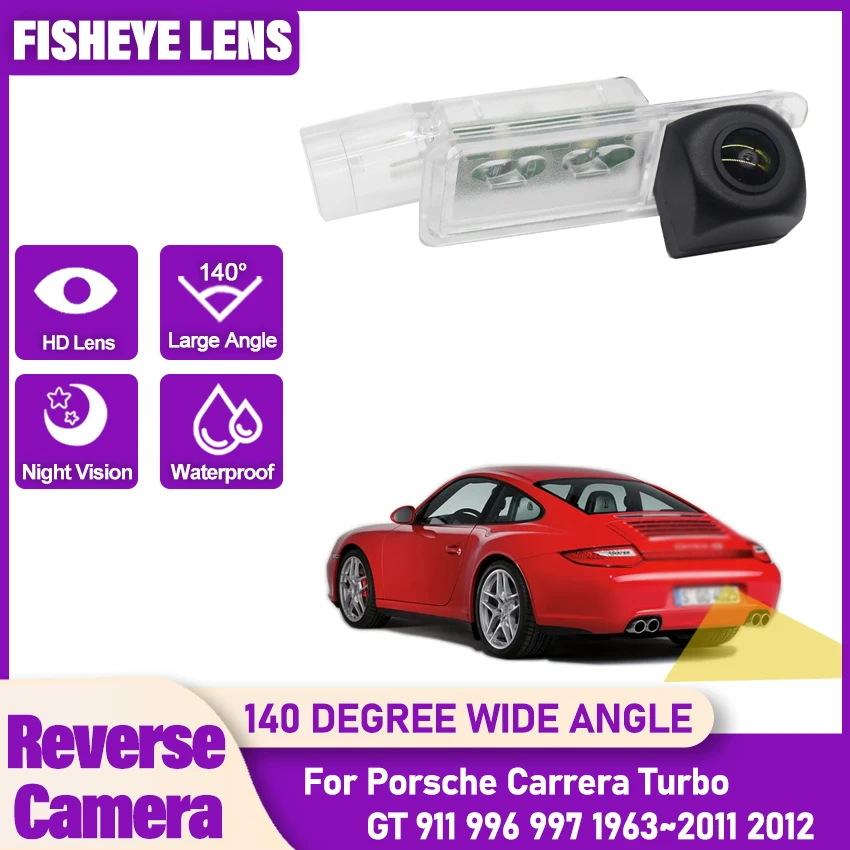 New ! Car wireless Rear View Camera For Porsche Carrera Turbo GT 911 996 997 1963~2012 fisheye lens starlight night vision