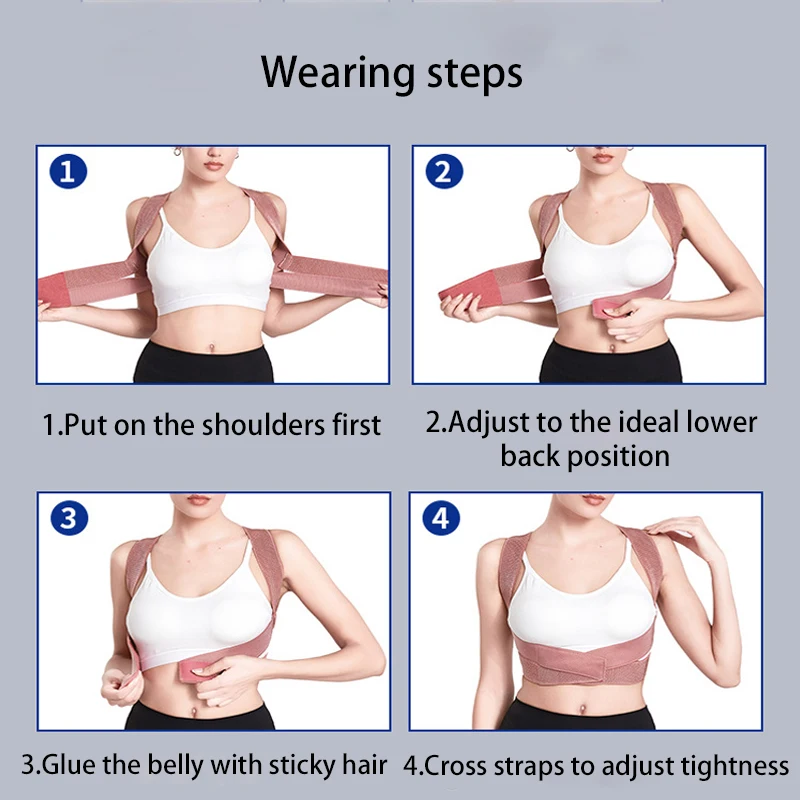 Hump Correction Device With Invisible Posture for Adults,shoulder Opening and Back Straightening to Prevent Hunchback