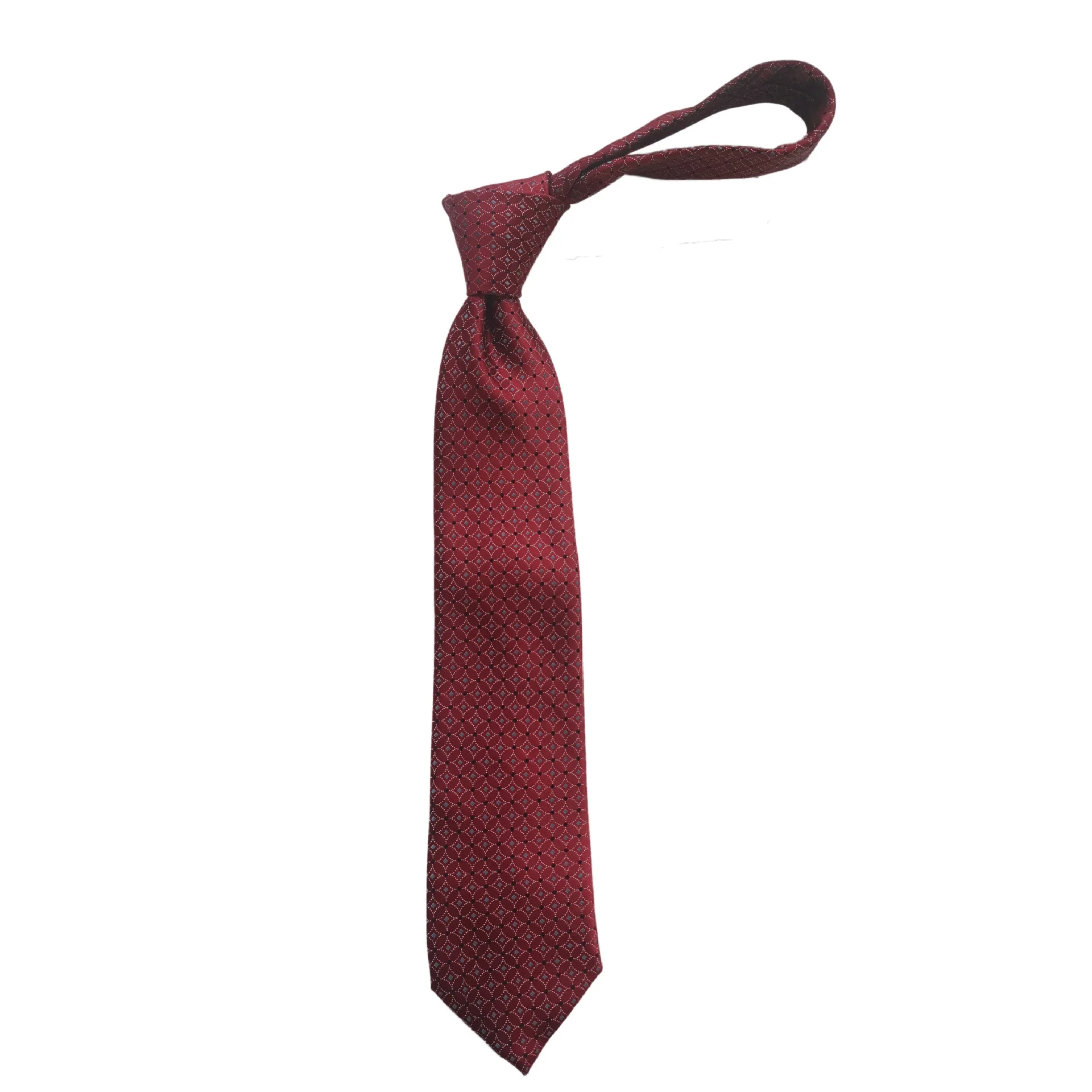 Spot tie color woven polyester tie, 8.5cm business men's tie popular