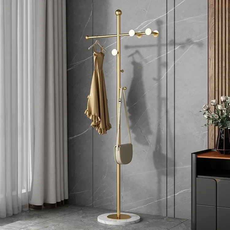 Light luxury coat rack Floor-to-ceiling bedroom Living room entrance Home hanger Hotel B & B Club Creative