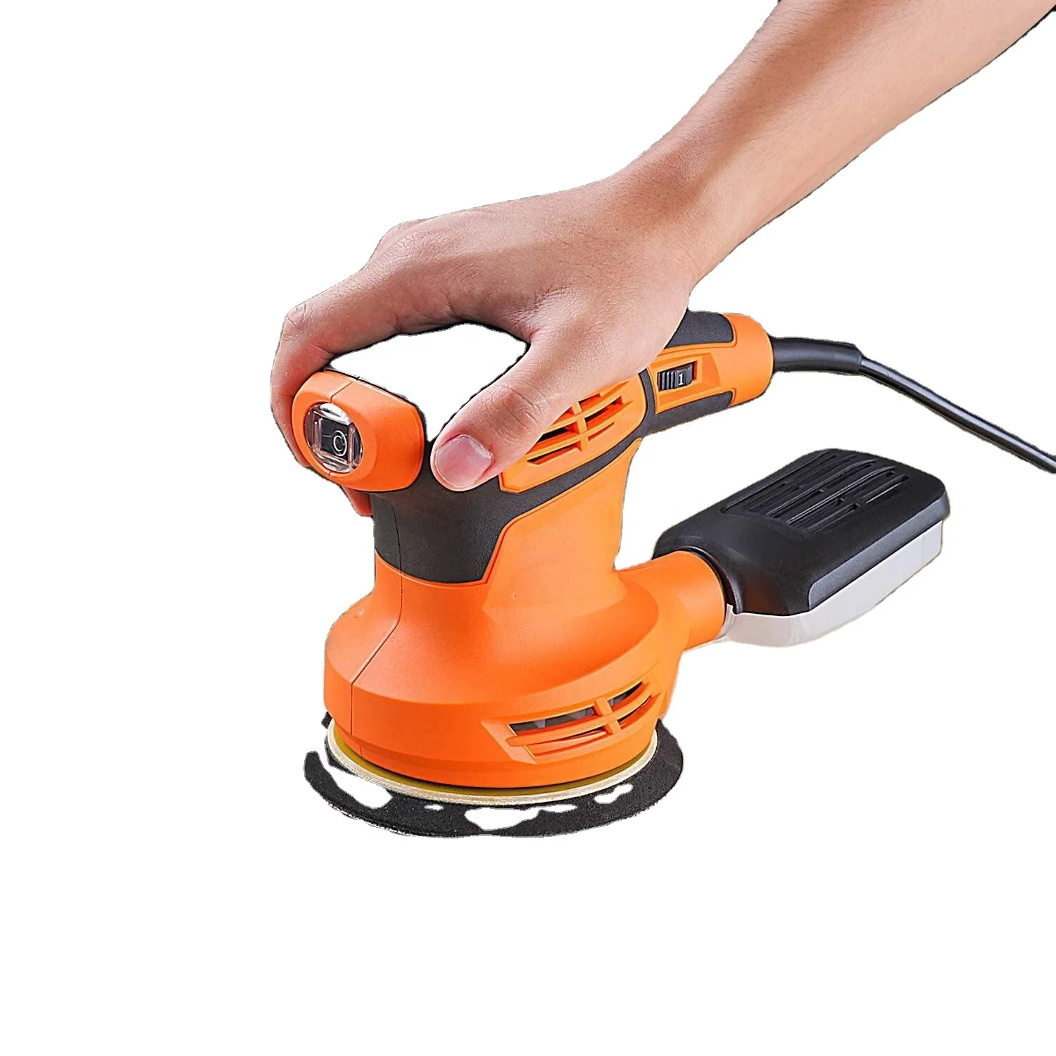 

5-Inch Random Orbit Sander Sander Machine With 10 Pcs Sandpapers, 3 Polishing Kit Ideal for Polishing Wood