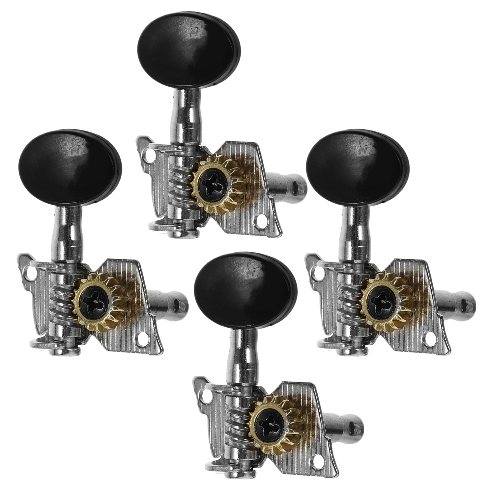 

4 Pcs Ukulele Rotation Guitar Peg Tuners Makaka Tuning Keys Locking Pegs Machine Heads Tenor