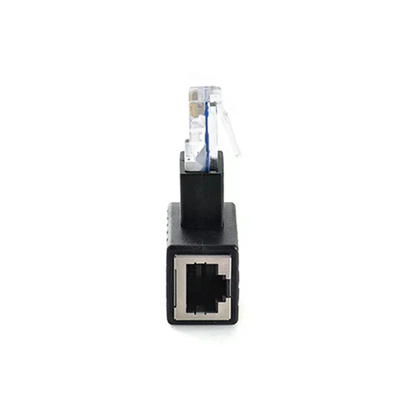 90 Degree 270 Degree Up Down Left Right Multi-angle RJ45 Male To Female Lan