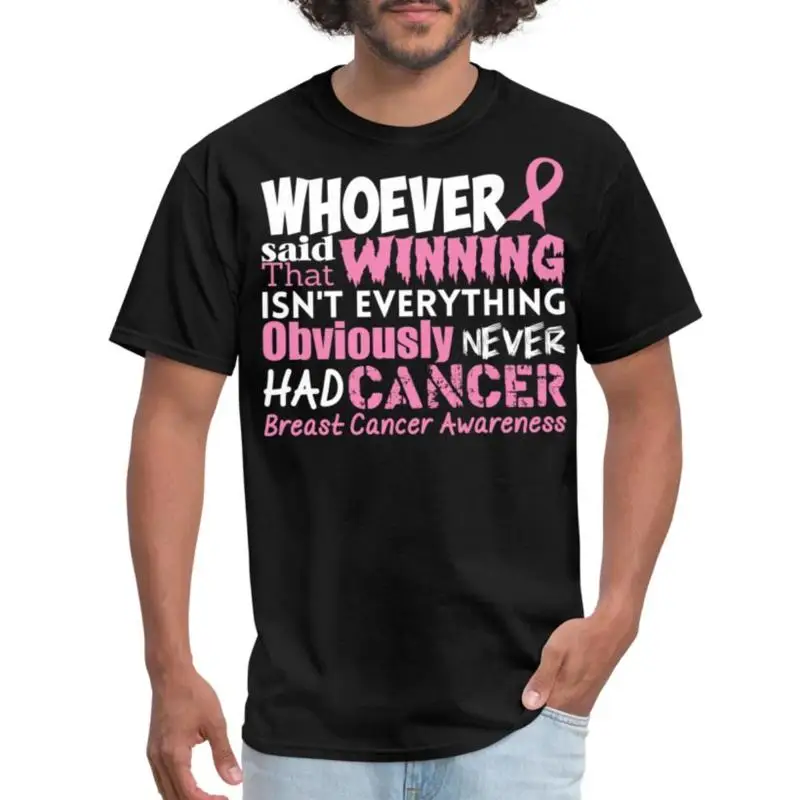 

Мужская футболка Winning Statement с информацией о раке молочной железы