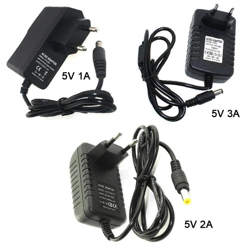 Trasformatore adattatore di alimentazione da 220V a 12V 5V 6V 8V 9V 10V 1A 2A 3A caricatore adattatore universale 12Volt Fonte EU US per striscia LED