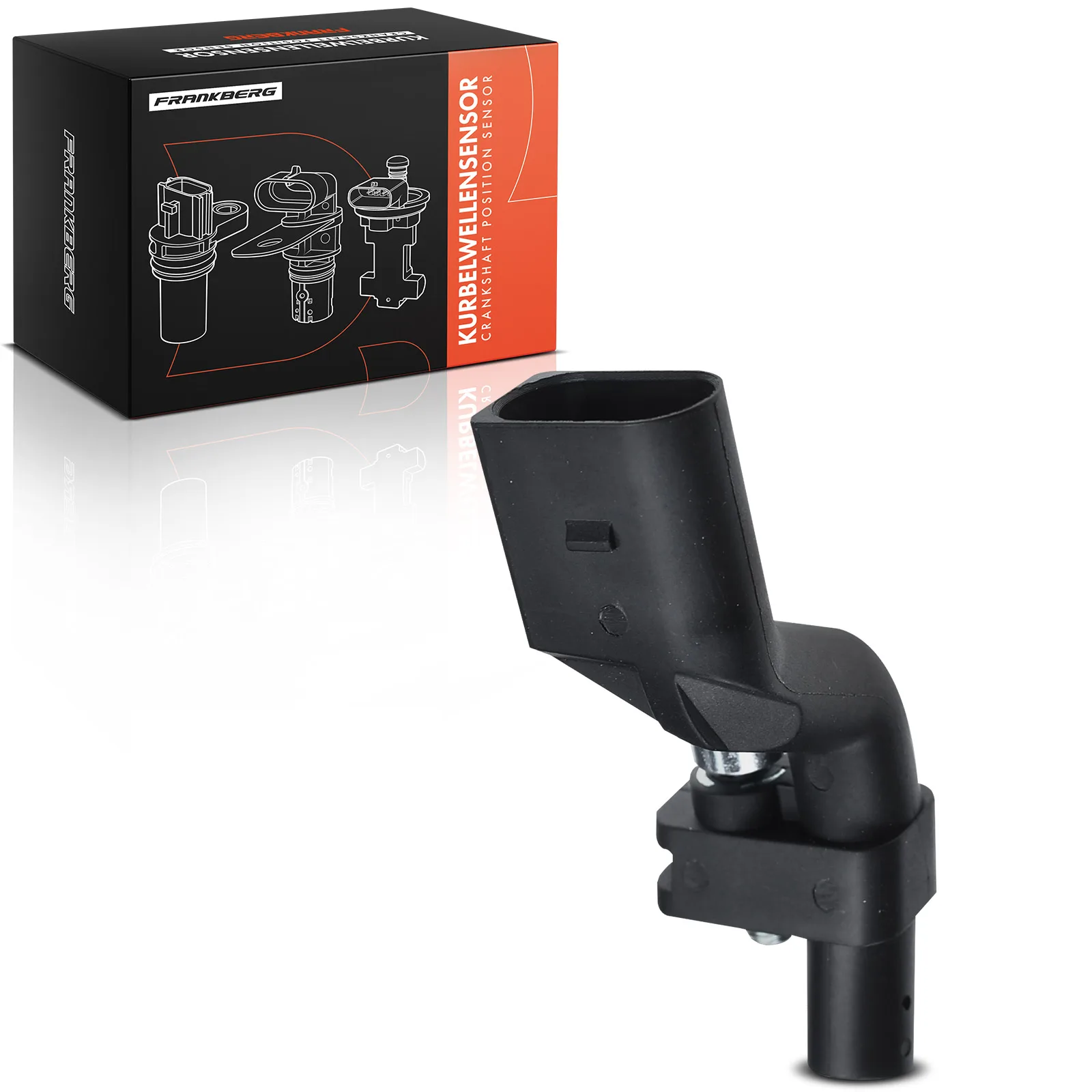 Frankberg 1x Kurbelwellensensor Impulsgeber für VW Golf V Plus Audi A3 8P Seat Altea Skoda 1.9L 036906433B 17140 V10721272