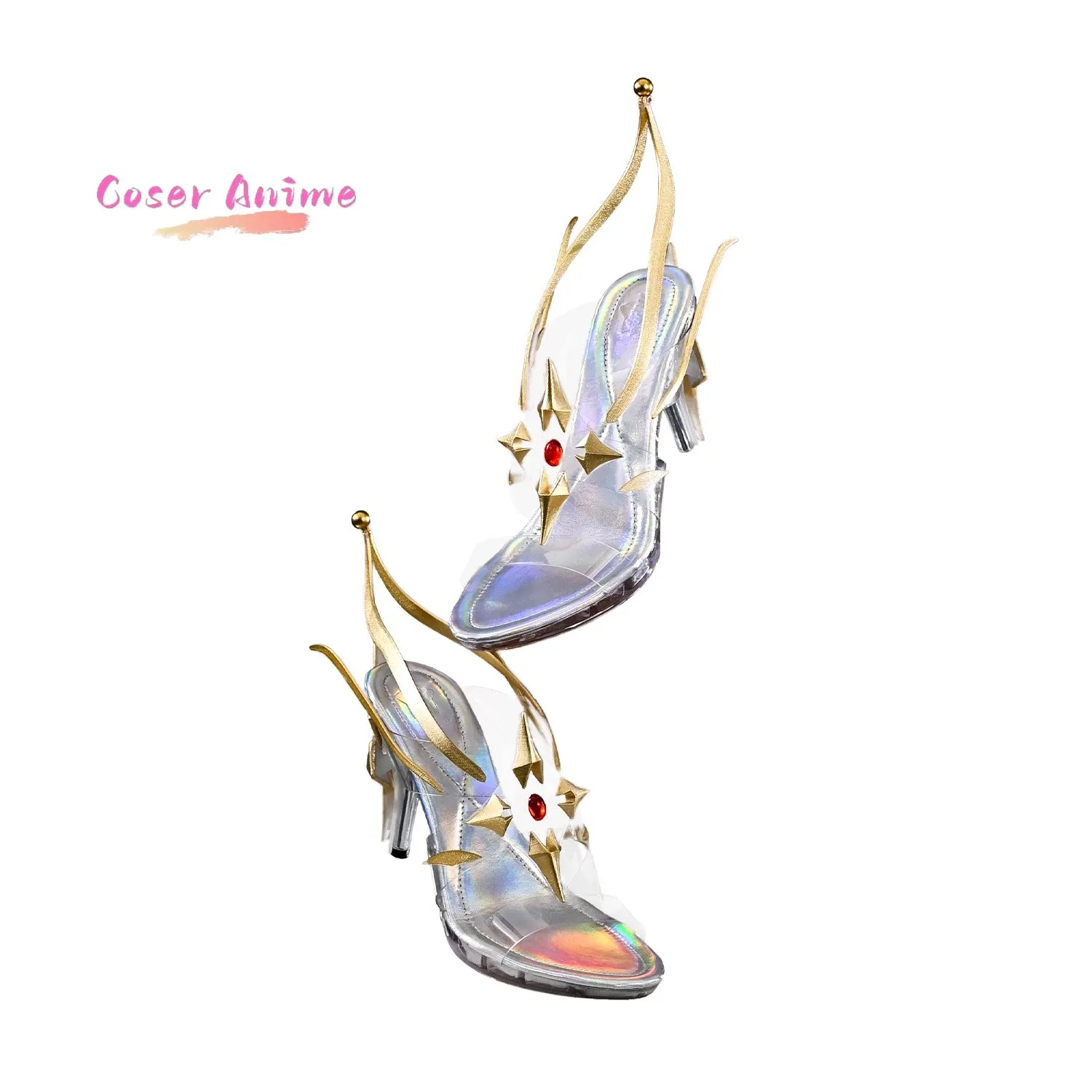 Zapatos de cosplay Wuthering Waves Moon‑Heart Fox, zapatos de tacón alto, calzado de cosplay de anime para mujer