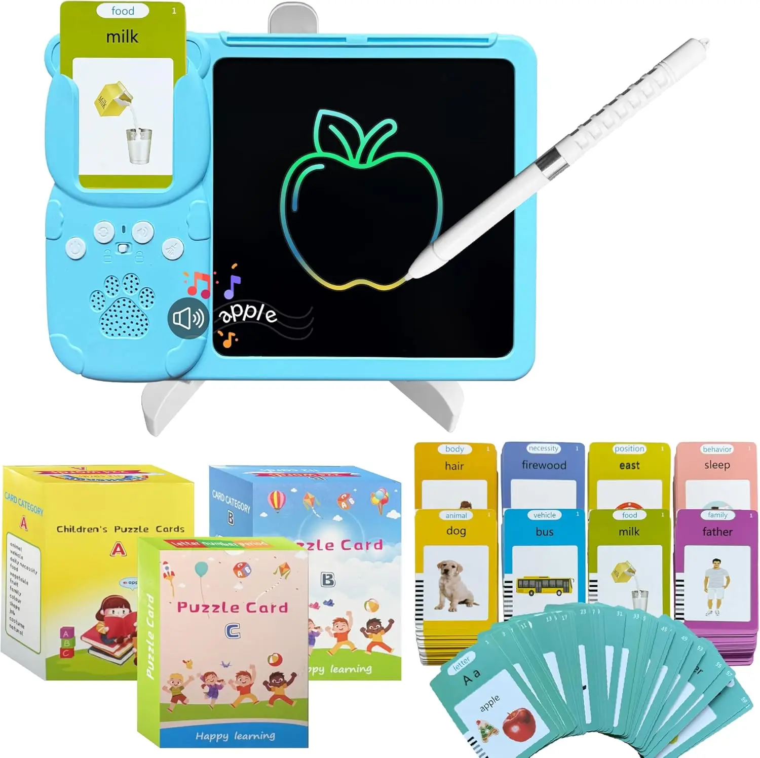 

LCD Writing Tablet Kids 10 Inch Colorful Drawing Doodle Board Learning Educational Drawing Pad Toys Kids Birthday Travel Gift