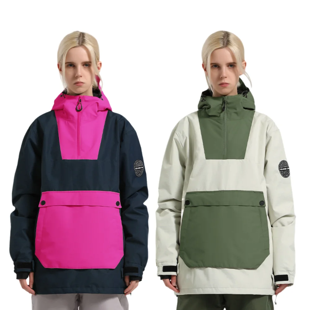 

Gsou Ski Jackets Winter Outdoor Thermal Windproof Waterproof Ski Suit Loose Breathable Snow Clothes Snowboard Clothes Women