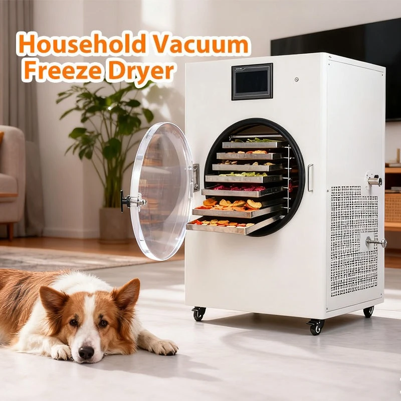 Freeze Dryer Premium Fully Automatic Lyophilizer Machine for Raw Meat Beef Liver Pet Food Dehydration Long Room Temp Storage