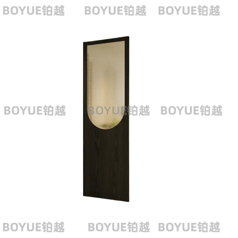 Vintage Medieval Style Fluted Glass Room Divider for Living Room Dining Area Retro Water Pattern Partition Screen Entryway