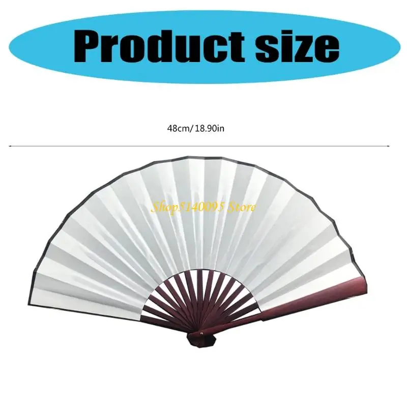 DXAE 8 polegadas Fan ventilador bambu bambu 8 polegadas ventilador mão dobrado para festas dobradas para festas