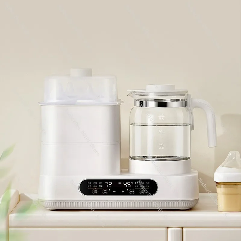 Bottle sterilizer and dryer 2-in-1,milk warmer all-in-one machine,specifically designed household use and baby care,providing
