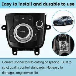 Car Console Control Switch Navigation Surface Frame Console Controllor Button For Mazda 3 Axela 2014-2019 BHN1-66-CM0C