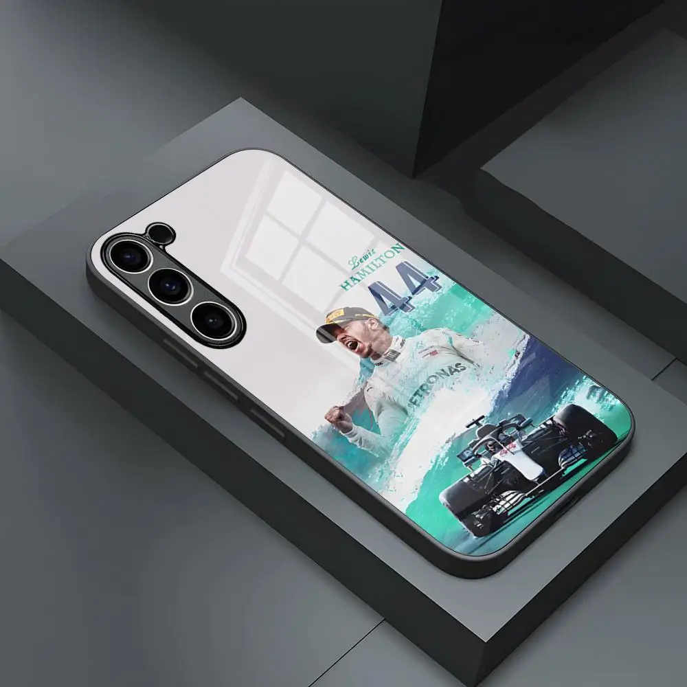 F1 Formula Lewis Hamiltons 44 Phone Case For S24 Ultra Samsung S23 Fe S22 S20 S21 Plus Galaxy A54 A34 A24 A53 Glass Cover