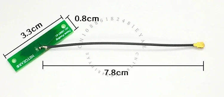 2.4G/5G/5.8GHZ Dual-band Built-in PCB Antenna IPEX Interface, Omnidirectional WIFI Patch Antenna