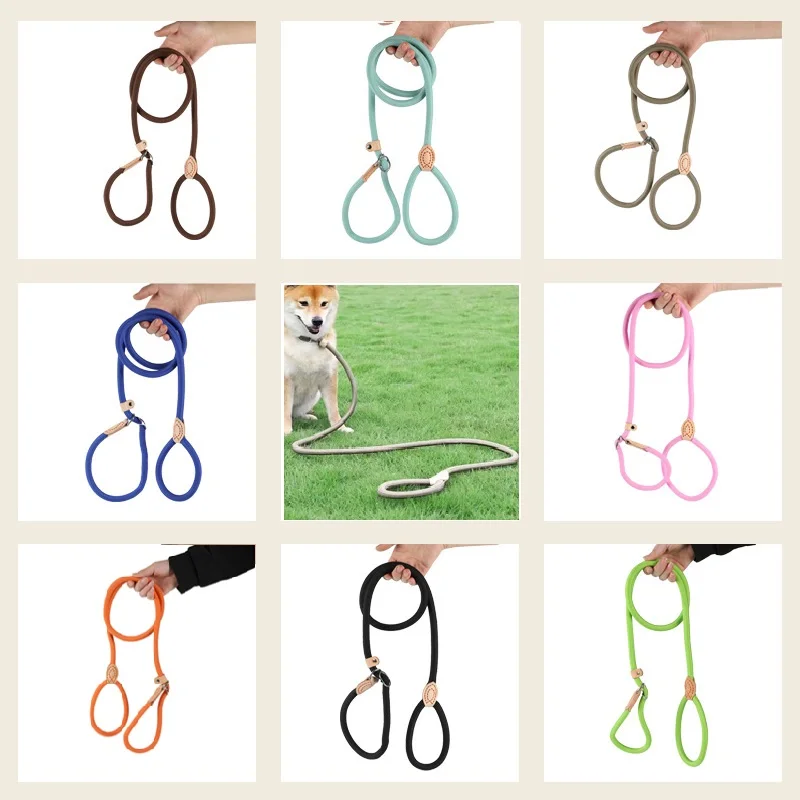 

180cm Adjustable Collar Harness Dog Leash,Nylon Dog Lead,Durable Rope Belt,Dog Accessories,Pet Lead for Small to Medium Dogs