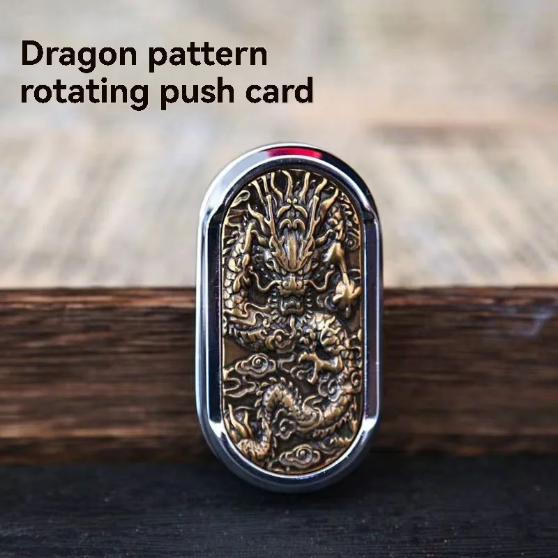 Magnetic Push Card Decompression Mechanical Slider Clicker Pushing Plate Coin EDC Relieve Stress Relief Toy Fidget Anti-Anxiety