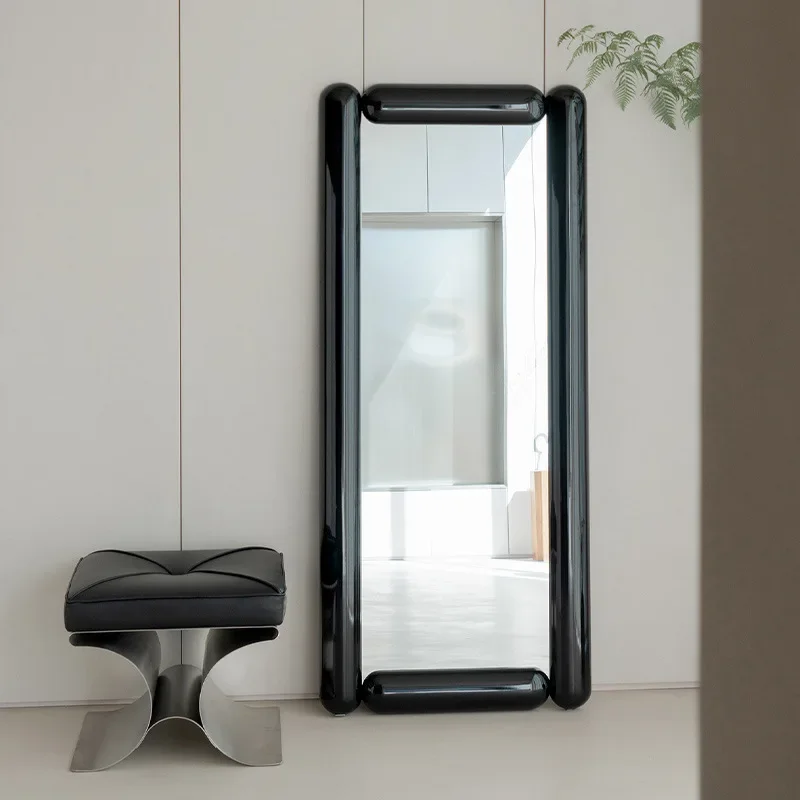 Скандинавское кремовое зеркало с сыром, роскошное напольное зеркало для всего тела, декоративное зеркало для дома, проживания в семье