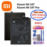 2025 Years New 100% Original Battery BM53 For Xiaomi Mi 10T 10T Pro MI10T 5000mAh High Qulity Phone Battery Batteries Bateria