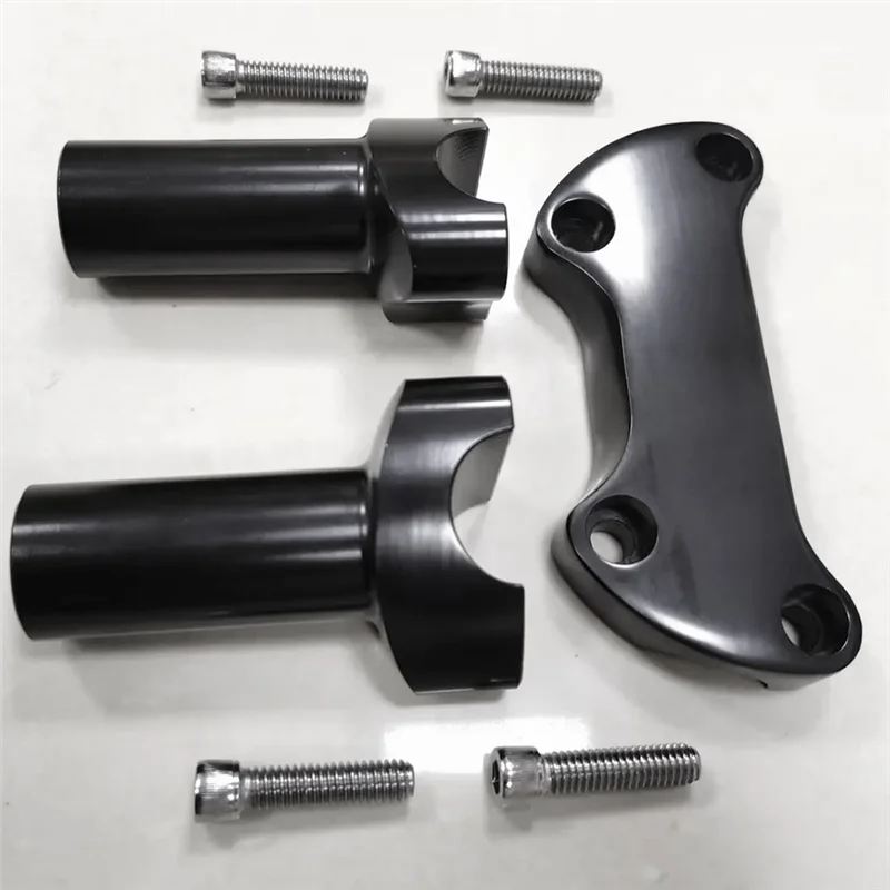 

Trending 4 Inch Straight Handlebar Risers 1 Inch Top Clamp For Dyna Fat Bob Road King FLHR
