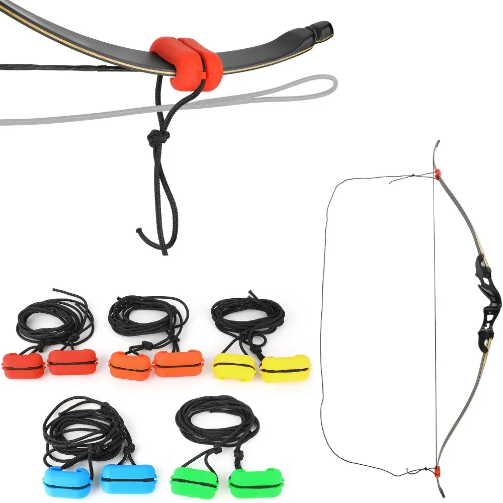 Archery Durable Silicone Rubber Bowstring Installation Tool Providing Secure Efficient Bowstring Mounting Longbows Recurve Bows