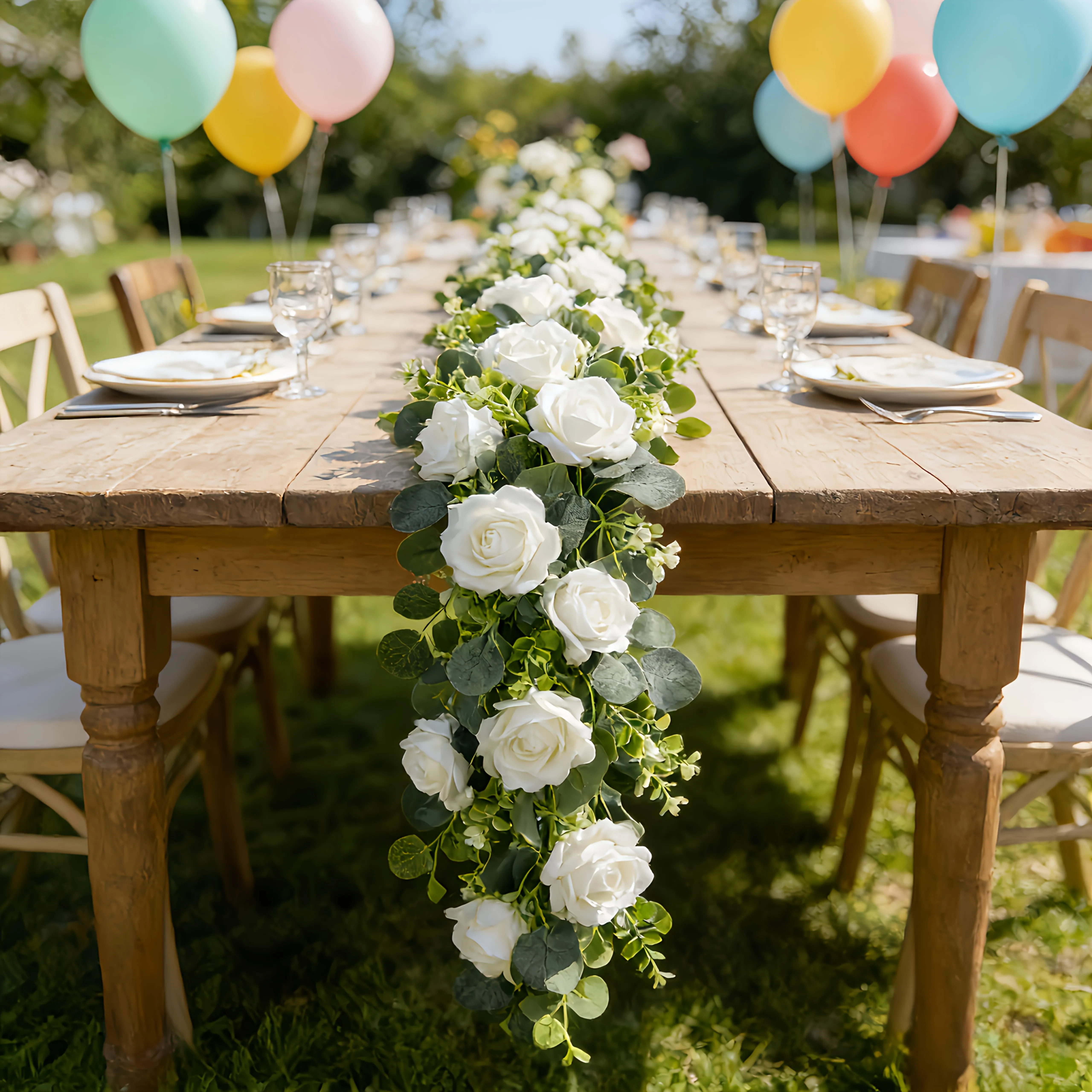 14/7 stuks Kunstbloemen Witte - Eucalyptus Preserved recensie en prijs