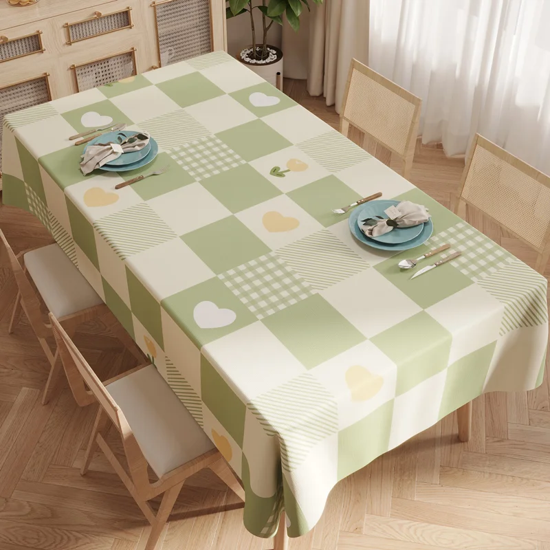 Mantel impermeable a prueba de aceite, resistente al calor, limpiar, inodoro, Protector de mesa, estera para comedor, cocina