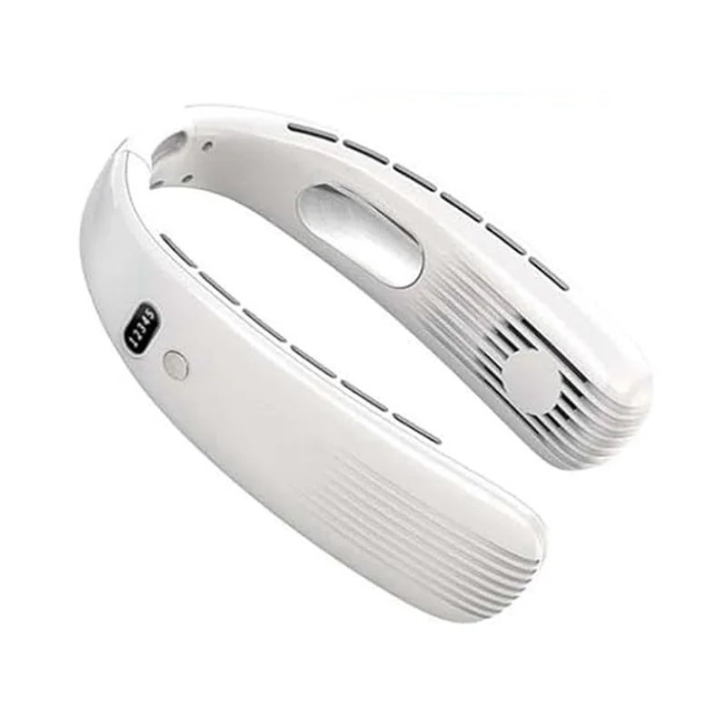 

Бесшумные шейные вентиляторы без лопастей, USB-вентиляторы с дизайном в виде наушников, носимые, с низким уровнем шума, для занятий спортом на открытом воздухе - A54Q