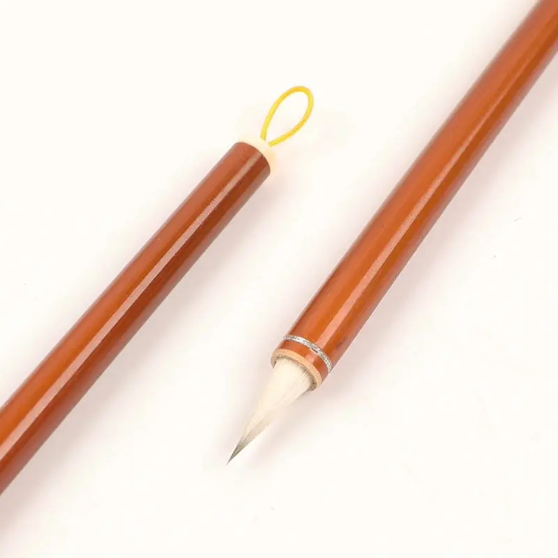 Woolen Rabbit Hair Calligraphy Brush Small Regular Script Copying Scriptures Writing Brush Chicken Claw Brush Huzhou Pen