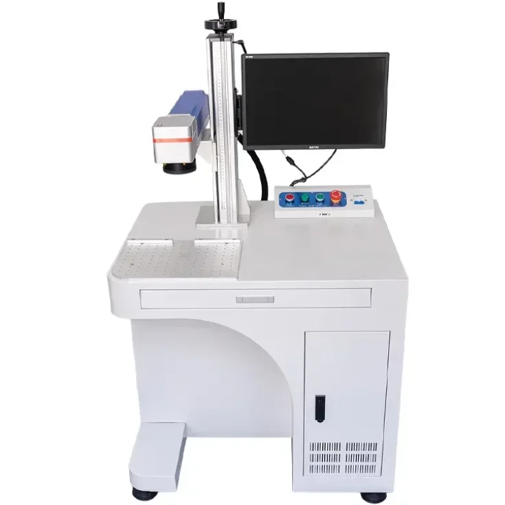 Printer serat multi-kekuatan: 20W 30W 60W untuk penandaan warna dan hitam