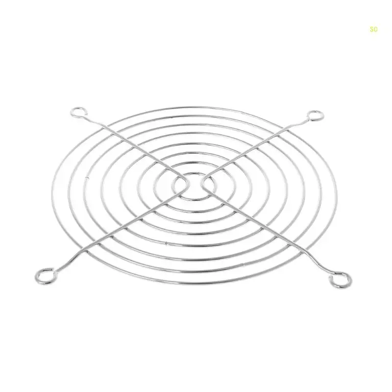 120 мм серебряная решетка вентилятора/защитная сетка для пальцев для ПК для корпуса, дропшиппинг