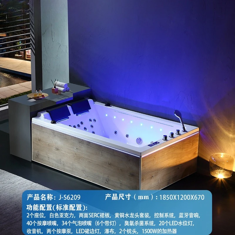 Indoor Spa Smart Heated Jacuzzi Hotel Homestay Multiplayer Spa Bubble Bath Spa Pool