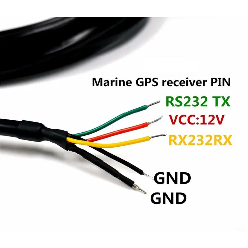 

2025 Новый RS232 GPS морской GPS-приемник антенный модуль NMEA 0183 Скорость передачи 4800 напряжение 12 В кабель 5 метров