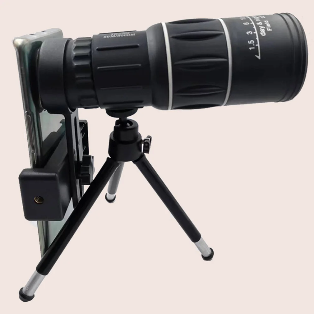 

16X52 Low Light Night Vision Monocular Telescope For Outdoor Watching Distance Sport Zoomable Monocular With Tripod Dropshipping