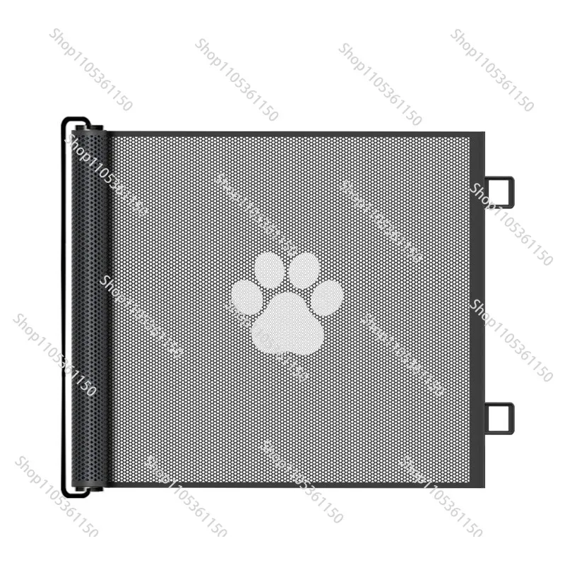 Retractable Pet Gate - Durable Matte Finish Expandable Design No Assembly Required for Cats & Dogs Ideal for Hallways