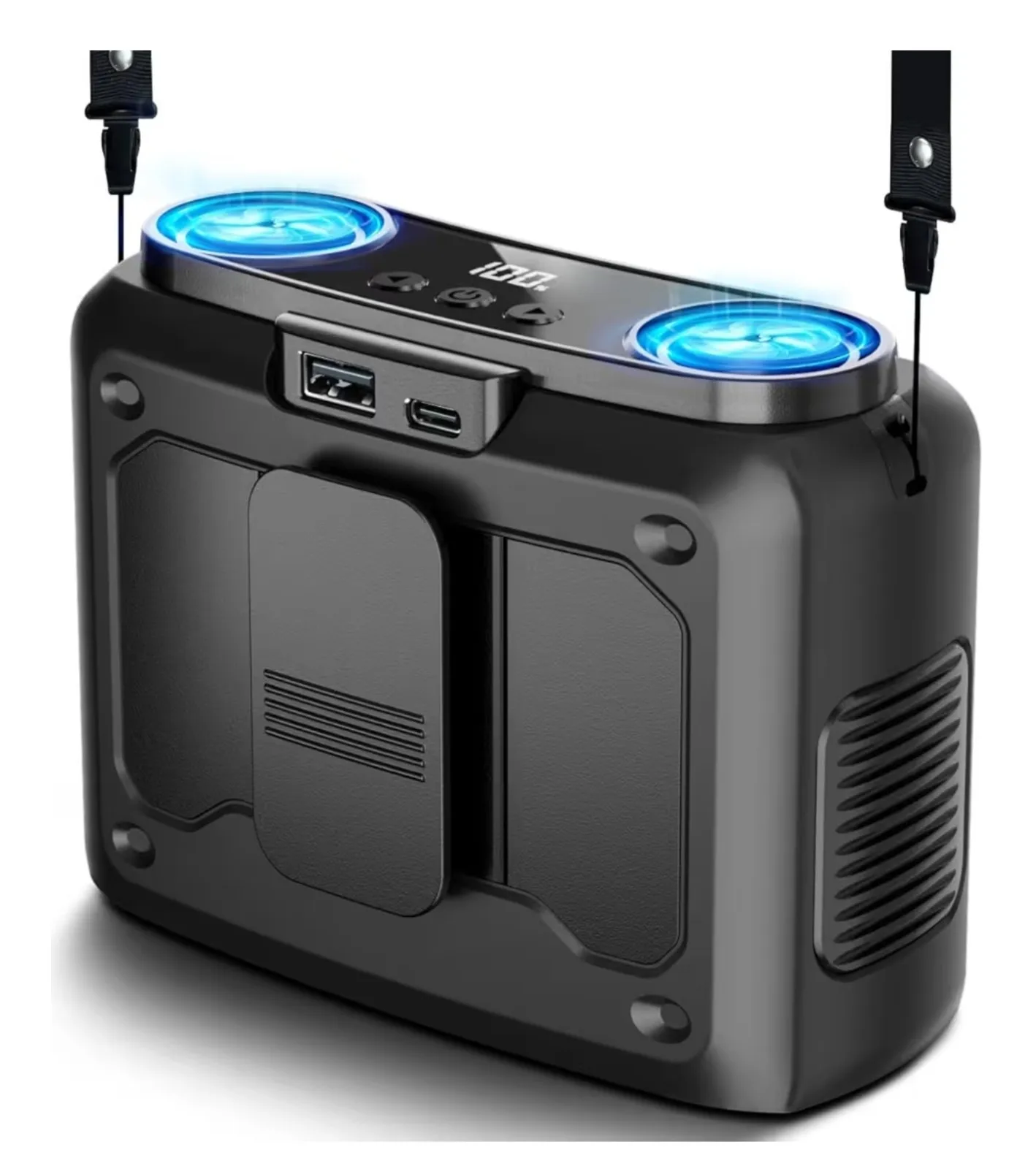 

Hot selling waist hanging fan, portable, large capacity clip waist fan, outdoor cooling and heat dissipation