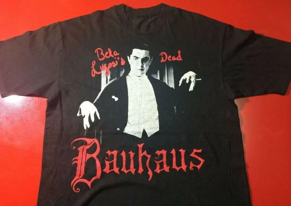 

Reprint Bauhaus Bela Lugosi's Dead Cotton Black Men All Size T-Shirt