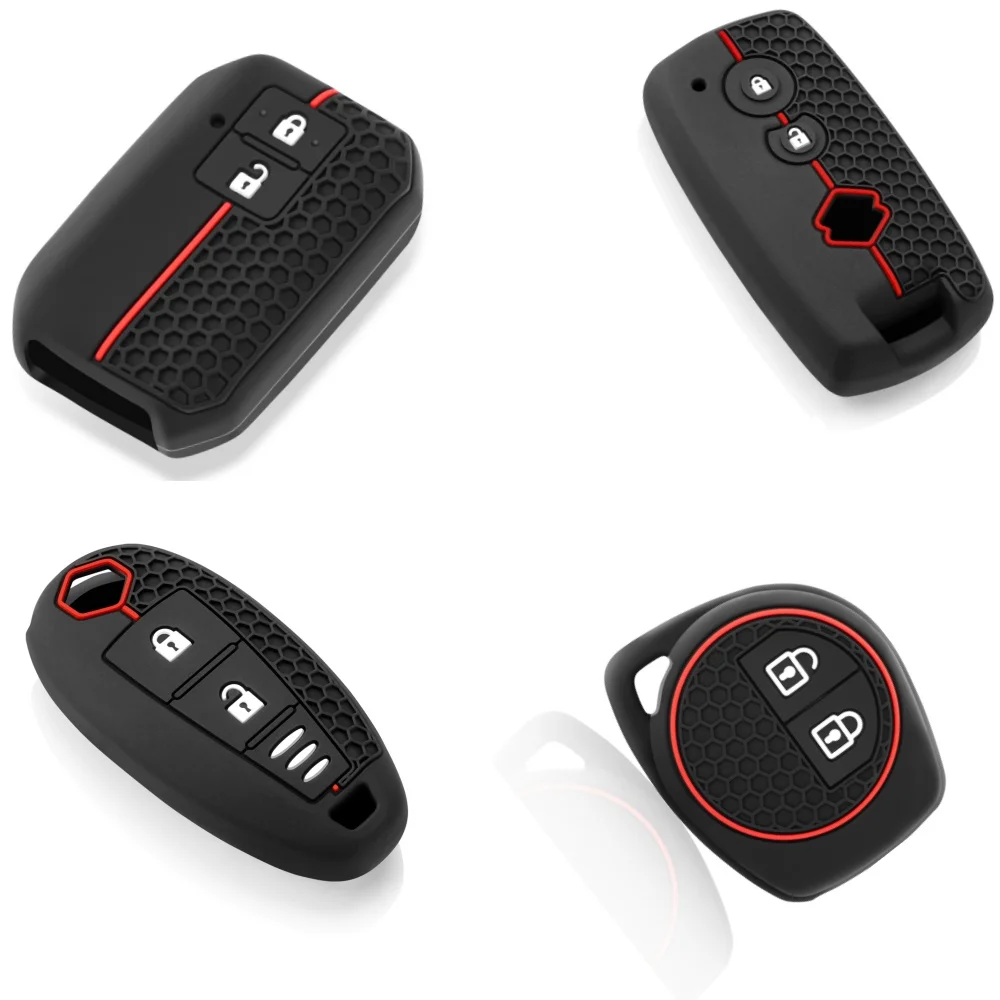 Silikon Auto Schlüssel Fall Abdeckung Schutz Shell Für Suzuki SWIFT SX4 Liana Aerio Jimny Samurai Amagatarai Grand Vitara Zubehör
