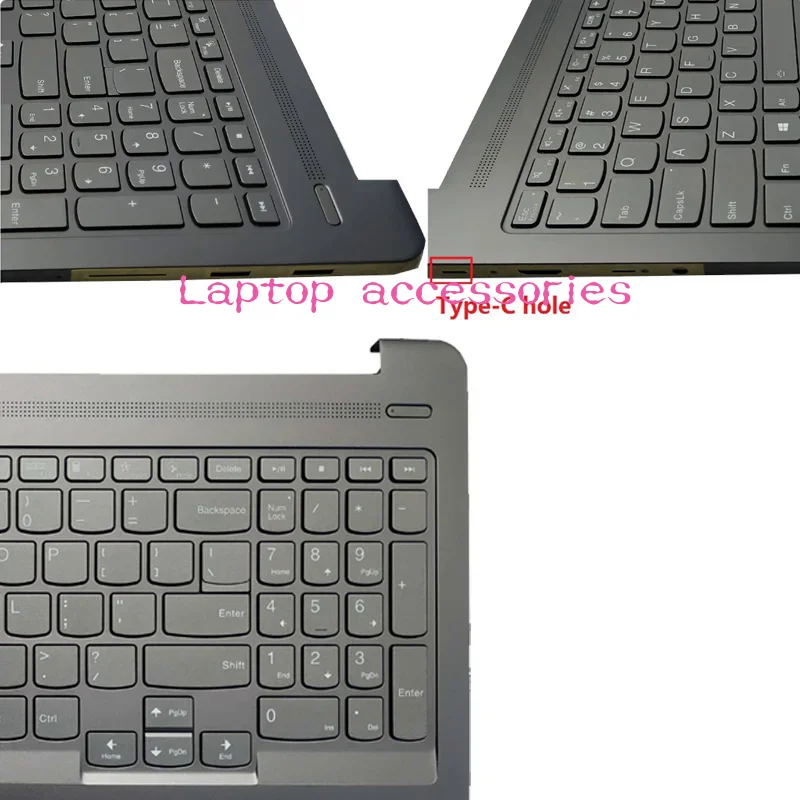 NEW US laptop Keyboard for Lenovo Ideapad 5 PRO-16ACH6 Pro 16ACH6H 16IHU6 with palmrest upper backlight