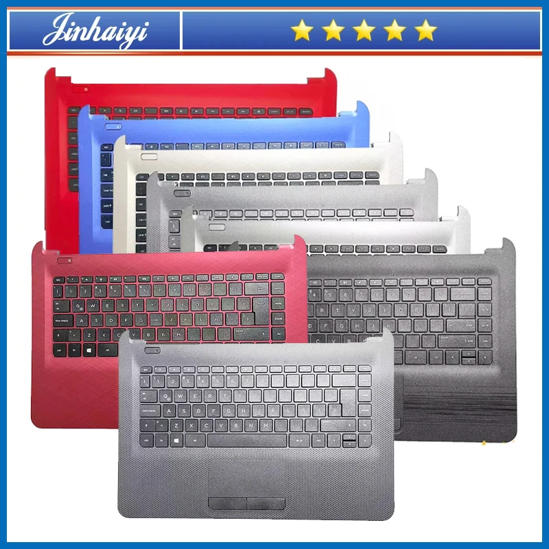 

Laptop upper cover for H P 14-AC AY AJ AM AN 14-AF 14G-ad TPN-I119 TPN-I124 240 245 340 G4 palm rest case keyboard