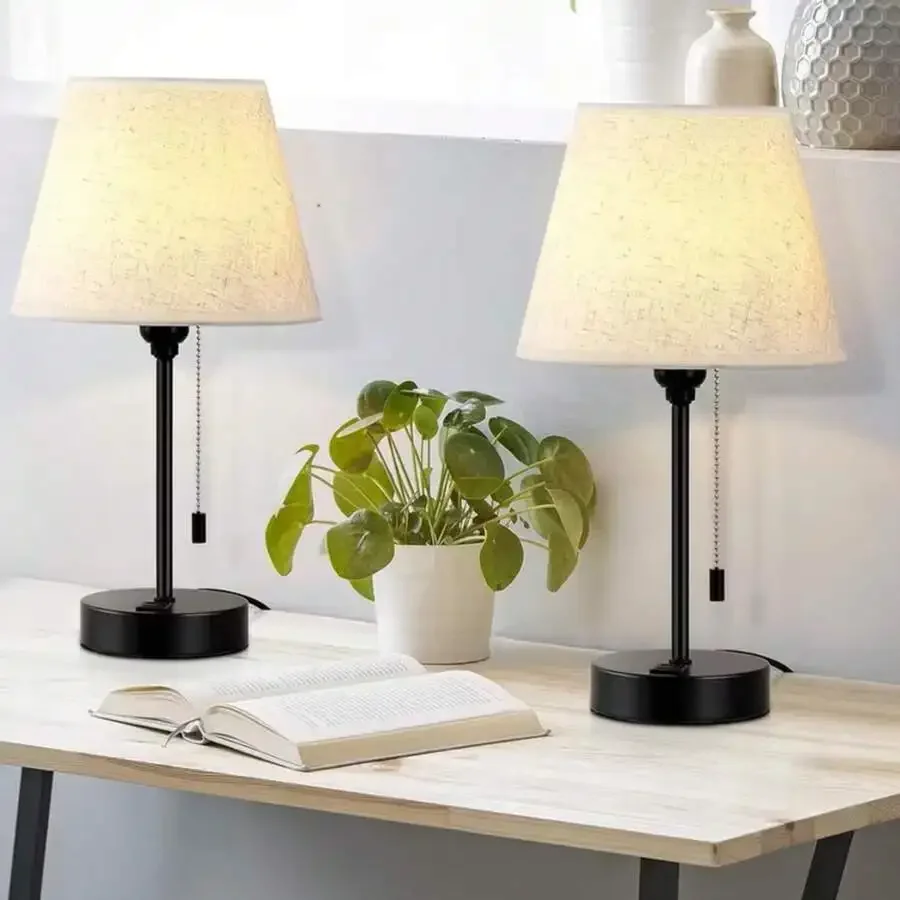 

1/2 Pack Rechargeable Cordless Table Lamp, Battery Operated Night Light Lamp Wireless Portable Desk Lamp For Table Restaur