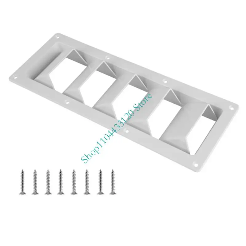 0XXD شبكة تهوية على الطراز الحديث ABS فتحة تهوية للبناء لمقطورات المعسكر تعزيز دوران الهواء مانعة لتسرب الماء #2