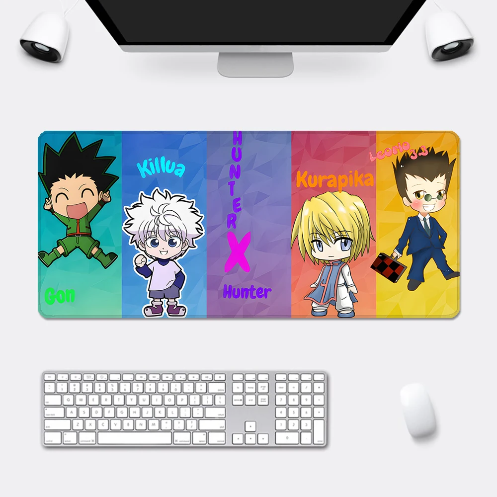 

Hunter x Hunter Anime Mousepad HD Printing Computer Gamers Locking Edge Non-slip Mouse Pad XXL90x40cm Keyboard PC Desk Pad