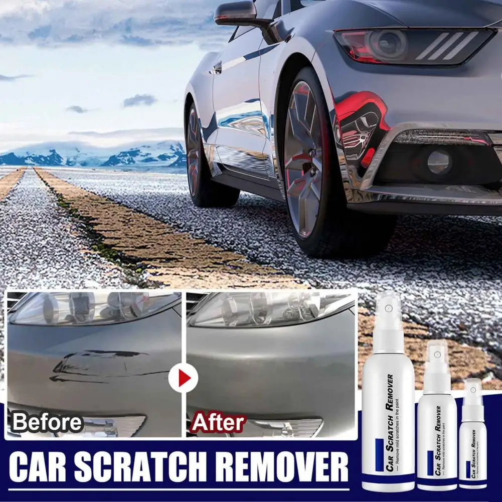 30/50/100ml Car Scratch Repair Spray EcoFriendly Fast Acting Easy-to-Use Hydrophobic Coating Scratch Remover Repair Agent Tool